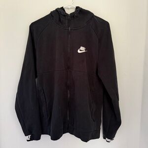 Black Nike Zip Up Hoodie